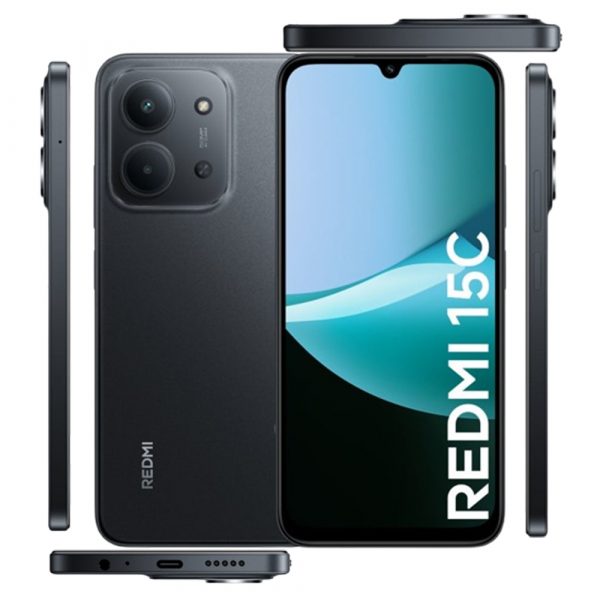 Redmi 15C 8GB/256GB 4G – Midnight Black (TDRA)