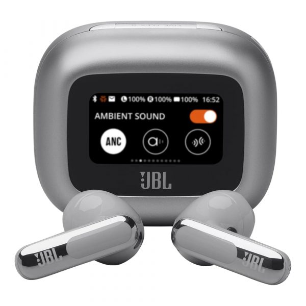 JBL Live Flex 3 TWS Noise Cancelling Earbuds – Silver