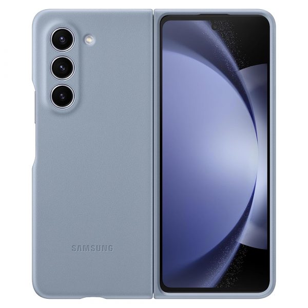 Samsung Galaxy Z Fold5 Eco-leather Case, Icy Blue