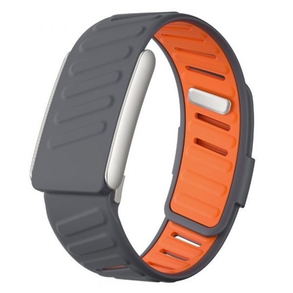 Whoop 5.0 Life /MG Silicone Strap | Dark Grey & Orange