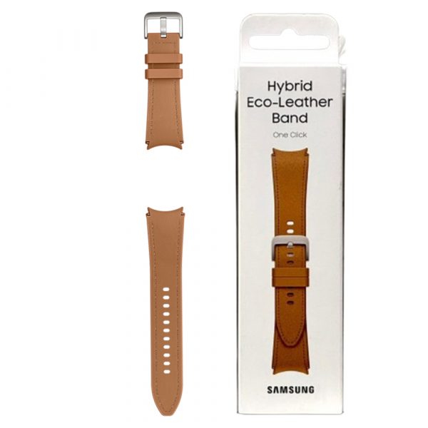 Galaxy Watch6 Hybrid Eco-Leather Band (M/L) – Camel