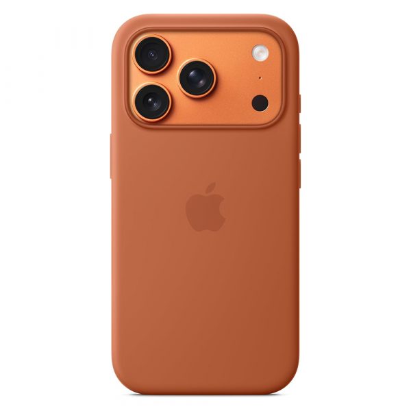 iPhone 17 Pro Max Silicone Case with MagSafe – Terra Cotta