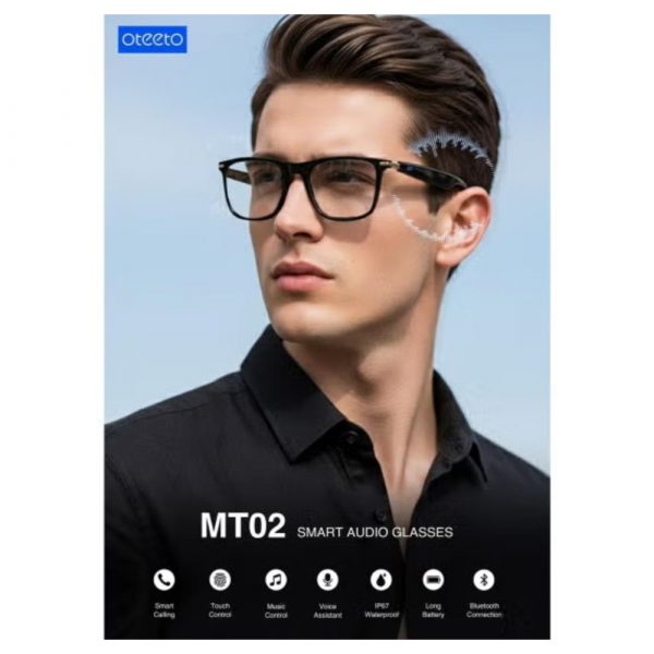 Oteeto MT02 Smart Audio Glasses - Black