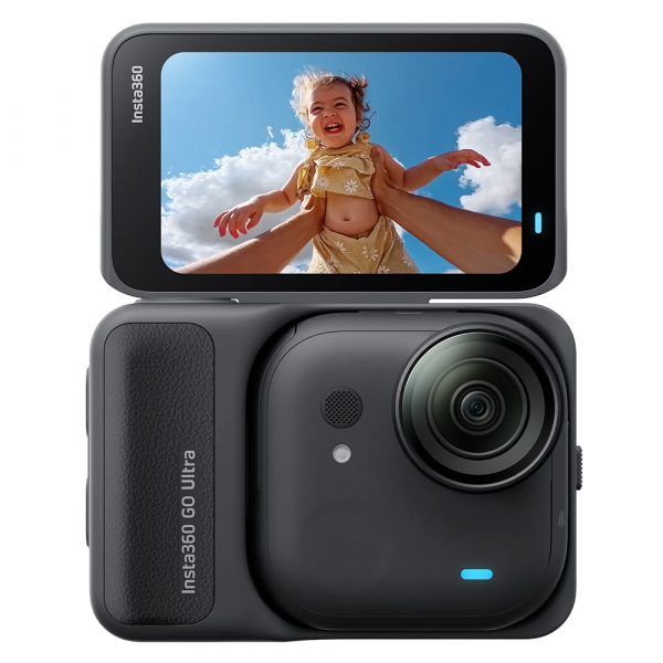 Insta360 GO Ultra Tiny Hands-Free 4K Cam-Midnight Black