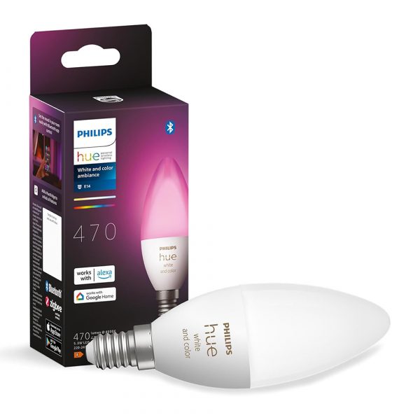 Philips Hue White and Colour Ambiance E14-470 Lumen