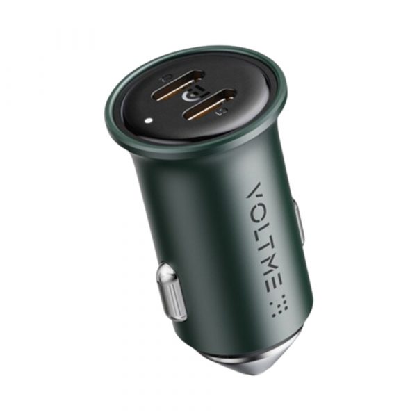 Voltme Cazo 30W CC Car Charger D2013-England Green