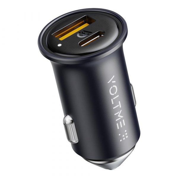 Voltme Cazo 20W CA Car Charger D2008-Metallic Blue